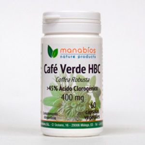 Café Verde 60 cápsulas vegetales Manabios