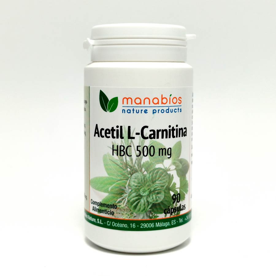 Acetil L-Carnitina 90 cápsulas Manabios