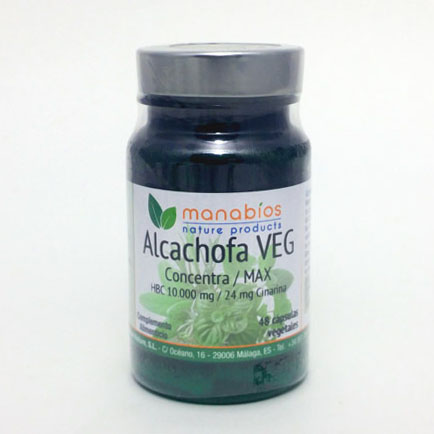 Alcachofa MAX. 48 cápsulas vegetales 10.000mg.